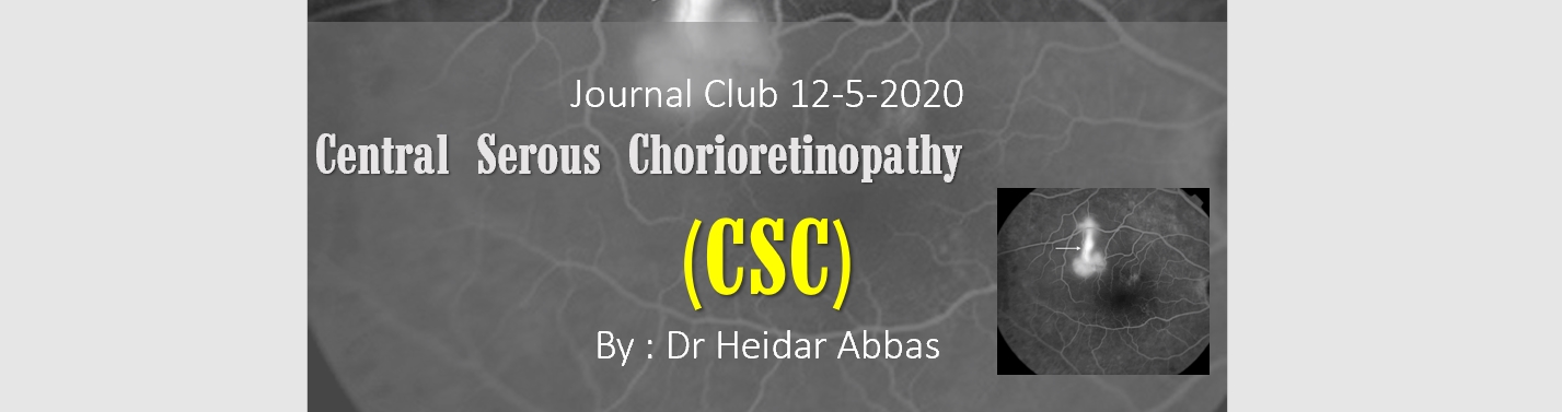 Central Serous Chorioretinopathy