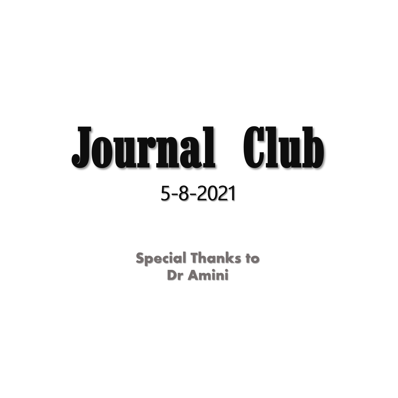 Journal Club 5-8-2021