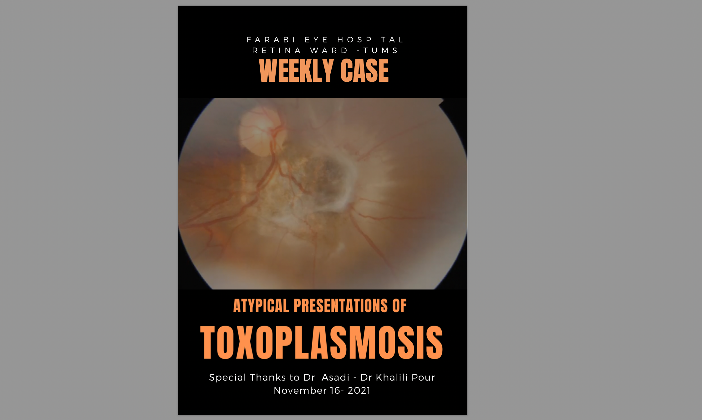 Weekly case Presentation – 16-11-2021